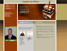 Tablet Screenshot of doggettlawoffices.com